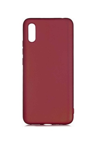 Xiaomi Redmi 9a Kılıf Zore Premier Silikon Kapak Mürdüm