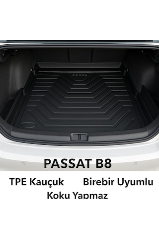 Volkswagen Passat B8 / B8.5 2015+ İle Uyumlu Bagaj Havuzu 3d Premium