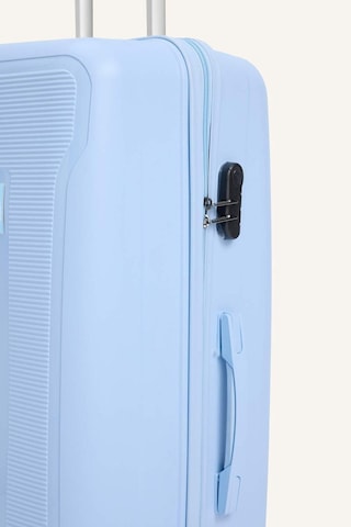 Defacto Unisex Sert Kapaklı Büyük Boy Valiz H2407axnsbe814 Mavi-be814