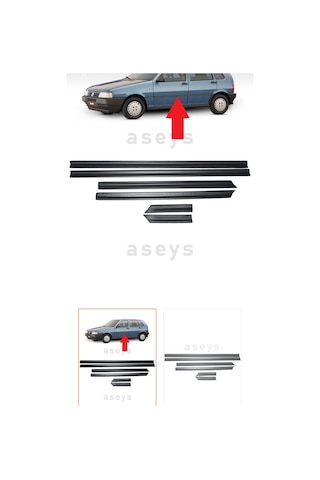 Fiat Uno Kapı Bandı Takım Kapı Çıtası 6 Parça Fiat Uno Kapı Bandı Takım Kapı Çıtası 6 Parça