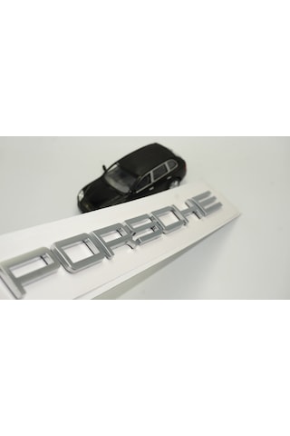 Porsche Bagaj Yazı Logo Mat Krom Renk