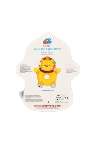 Sozzy Toys Çıngıraklı Aslanım Szy103 Çok Renkli