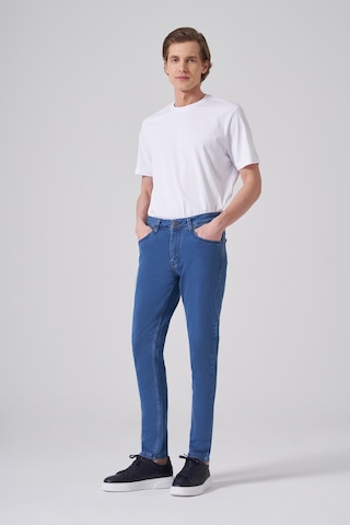 Morven Erkek Mavi Denim 5 Cep Slim Fit Jean 25ms003046300 Mavi