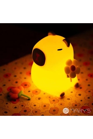 Capybara Night Light Sevimli Ve Yumuşak Işıklı Gece Lambası Cl-1617