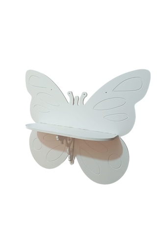 Ahşap Boyalı Mdf Dekoratif Duvar Rafı - Terek