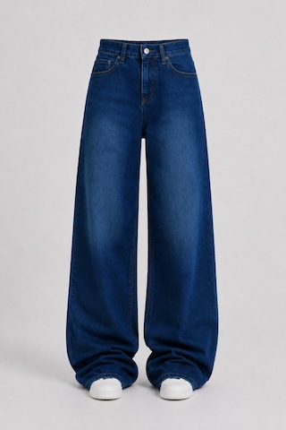 J&kstores Baggy Salaş Pocket Bol Paça Retro Görünümlü Jean Pantolon Lacivert