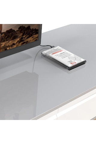 Orıco Usb 3.0 Micro B Şeffaf 2.5 İnch Sata Ssd Hard Disk Kutusu