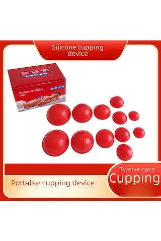 Dianziye 12 Adet Mavi Silikon Vakum Topu - Esnek, Sağlıklı Masaj Ve Fiziksel Bakım İçin Dayanıklı Hijyenik Toplar Çok Renkli