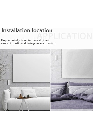 Kangvka Tuya Akıllı Ev Işık Şiddeti Sensörü, Wifi Bağlantılı, 0-1000 Lux Ölçüm Aralığı, Ev Otomasyonu Işık Kontrol Cihazı Beyaz