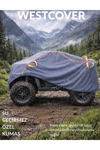 Yuki Hummer 200 Uyumlu Neon Fitilli Suni Deri Atv Brandası,çadırı