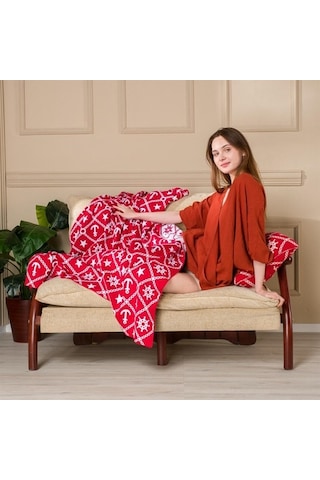 Marin Desen Triko Battaniye Koltuk Şalı (538861488)-130X170