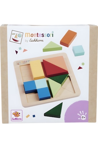 Eichhorn Montessori Ahşap Şekil Bulmaca Puzzle