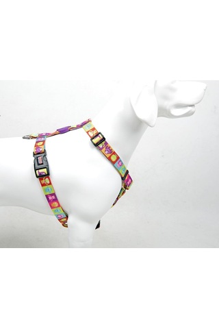H-tipi Göğüs Tasması Ayarlanabilir, Konforlu Ve Dayanıklı Desenli Köpek Tasması Medıum, Allıens