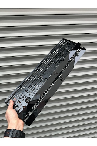 Vipplaka Renault 2 Uyumlu Ortası Mat Plakalık