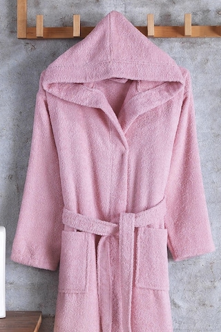 Pamuklu Kapşonlu Genç Bornoz Unisex Garson Boy Bornoz 001