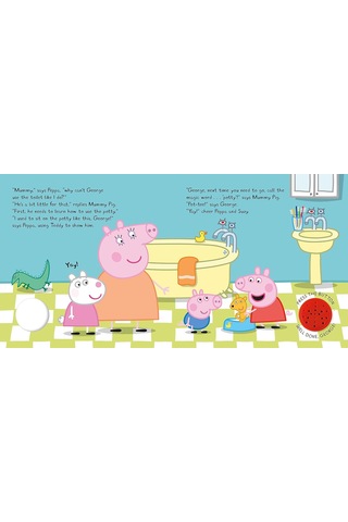 Peppa Pig: George's Potty: A Noisy Sound Book For Potty Training