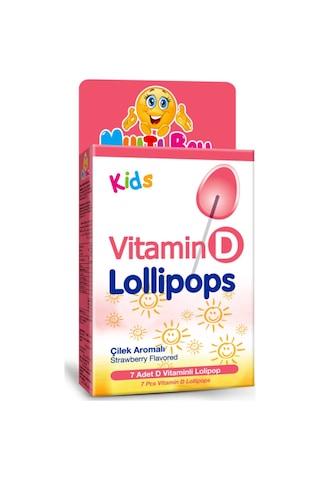 Multıball Kids Vıtamın D Lollıpops