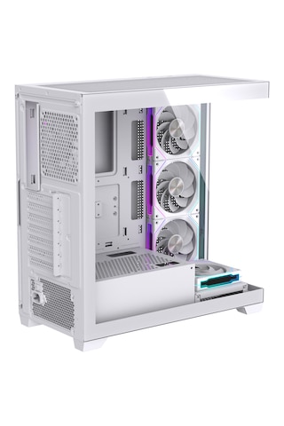 Gameline Elıte 5x Rgb Fan Kumandalı Usb 3.0 Atx Gaming Bilgisayar Kasası Beyaz