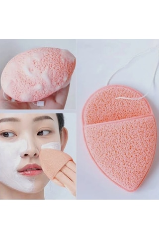 Mucit Home Yüz Temizleme Peeling Süngeri Parmak Geçmeli Yüz Temizleme Sünger
