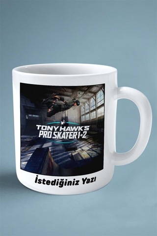 Tony Hawk's Pro Skater Oyun Baskılı Kupa Bardak Çift Taraflı Kişiye Özel Model 1 Çok Renkli