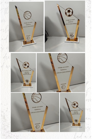 Hediyelik Plaket Voleybol /basketbol /futbol Turnuvalarına Özel Çok Renkli