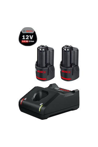 Bosch Gal 12V-40 +2 x Gba 2.0Ah Şarj Cihazı - 1600A019R8