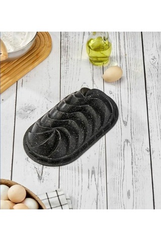 Doremcy Eda 4'lü Kek Kalıbı Seti Siyah Siyah