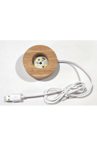 Satürn Çemberindeki Kız Işıklı Cam Küre, Usb Li-1266 Çok Renkli