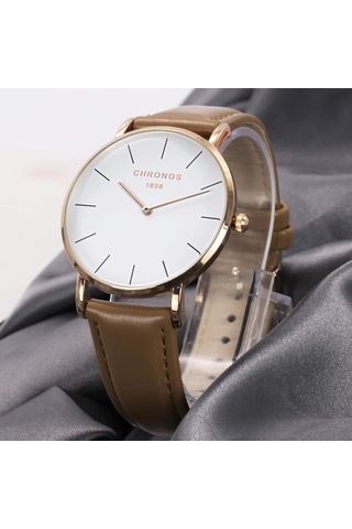 Kadınlar Ve Erkekler İçin Klasik Saatler Moda Kuvars Kol Saatleri B Diğer