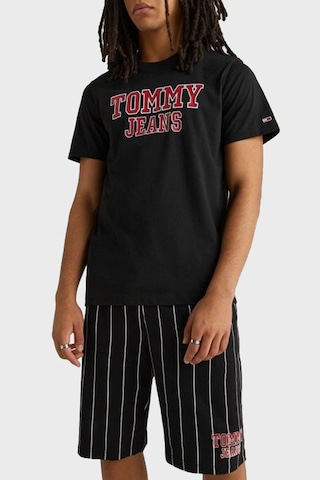 Tommy Jeans Erkek T Shirt DM0DM16405 BDS SİYAH Siyah