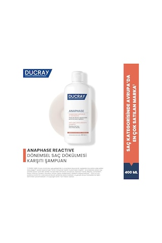 Anaphase Reactive Dönemsel Saç Dökülmesi Ve Yoğunluk Kaybı Yaşayan Saçlar İçin Şampuan 400 Ml