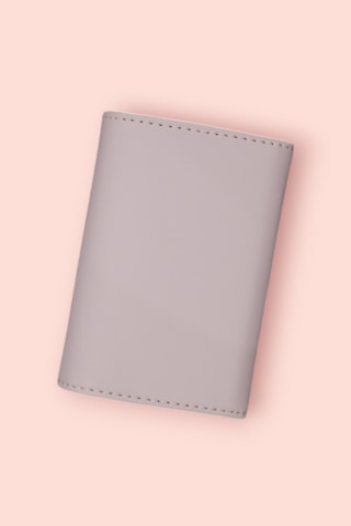 Modica Paris - Vegan Deri Akordiyon Kartlık Cüzdan Şıklık Ve Fonksiyonun Buluştuğu Kusursuz Tasarım Gri