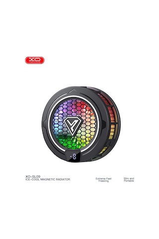 Sl09 Telefon Soğutucu - Manyetik Led Işıklı Sessiz Hızlı Fiziksel Soğutma Oyunlar İçin Uygun - Gamer Soğutucu