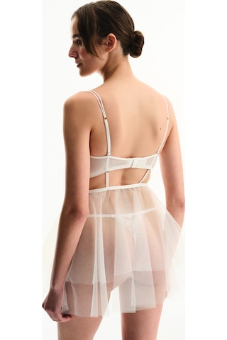 Penti Kırık Beyaz Removable Skirt Babydoll