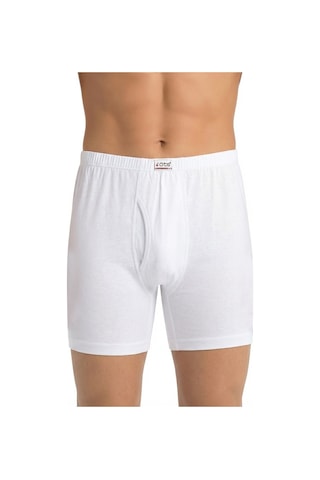 Öts Erkek %100 Pamuk Boxer Süprem Premium Günlük Kullanım 2620 Beyaz