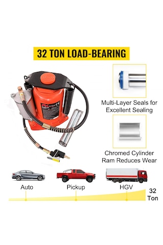 Fk Frıko 32t Havalı Hidrolik Şişe Kriko/pnömatik Hidrolik Kriko