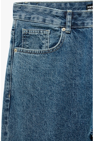 Koton Normal Bel Cepli Pamuklu Vintage Straight Fit Jean Pantolon Orta İndigo 6sam40312nd