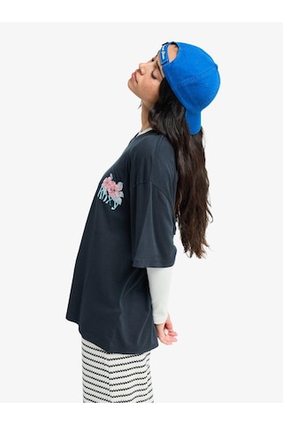 Roxy Talloversize Washed Kadın T-shirt-erjzt06081 Siyah