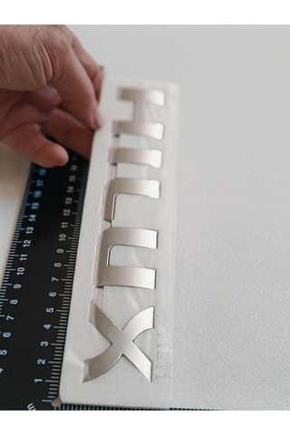 Toyota Hilux Krom Çamurluk Yazısı 3m 3d Abs