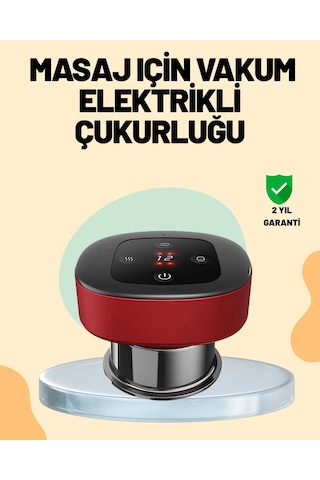 4 Ü 1 Arada Elektrikli Çukurluk Masaj Seti Isı Masaj Ve Kırmızı Işık Açık Lacivert