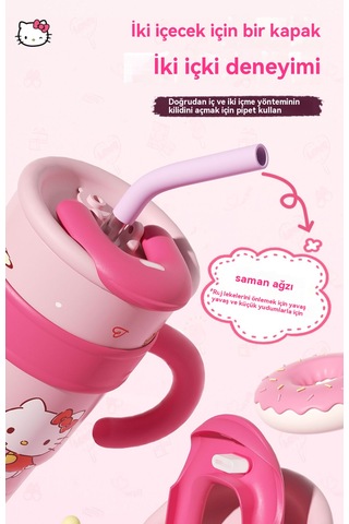 Sanrio Büyük Kapasiteli Termos Bardak-jade Dog