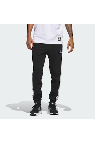 Adidas Essentials 3-stripes Fleece Erkek Polar Eşofman Altı Jd1861 Siyah