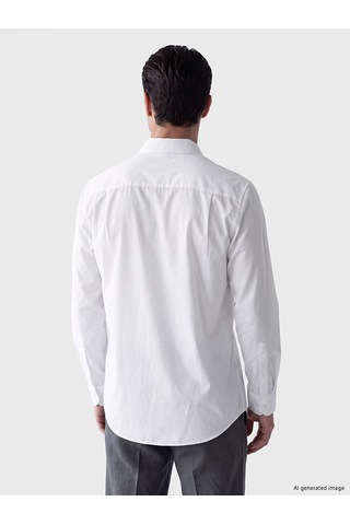 Lcw Busıness Beyaz Regular Fit Poplin Erkek Gömlek
