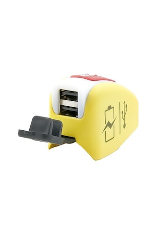 Sanel Usb Şarj Stop Butonlu Küpteşte Montajlı Çift Çıkışlı Suc3b Suc5byr