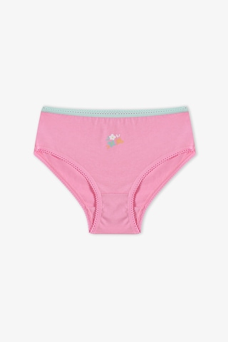 Penti Pembe Kız Çocuk Popflower Pamuklu 5'li Slip Külot