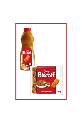 Biscoff Bisküvi Kreması 1kg + Bisküvi Kırığı 750g Set Tatlı, Cheesecake, Tiramisu İçin
