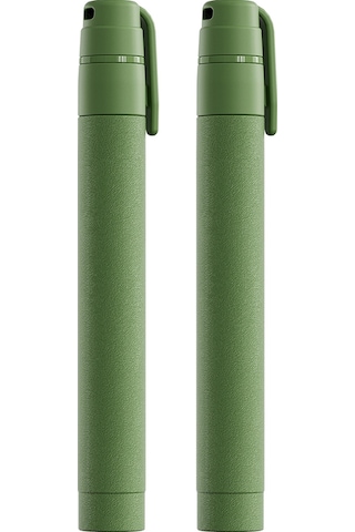 Tenfowee Kamp Ve Yürüyüş İçin Taşınabilir Su Filtre Borusu - 1000l Saf Su Üretimi - Yeşil 2'li Paket - Acil Durumda Kullanıma Uygun Yeşil