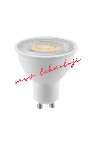 3 Adet 220v 7 Watt Gu10 Duylu Led Ampul 6500k Beyaz Işık İç Mekan