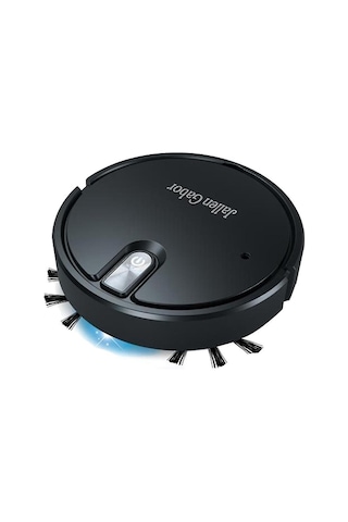 Tenfowee Jallen Gabor Siyah 5-in-1 Robot Süpürge: Otomatik Süpürme, Mopping, Vakumlama, Buharlama Ve Led Işık Özellikli Yüksek Verimli Temizleyici
