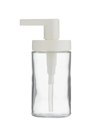 Beyaz Cam Sıvı Sabunluk, 200 Ml Kapasite 12 Izgara